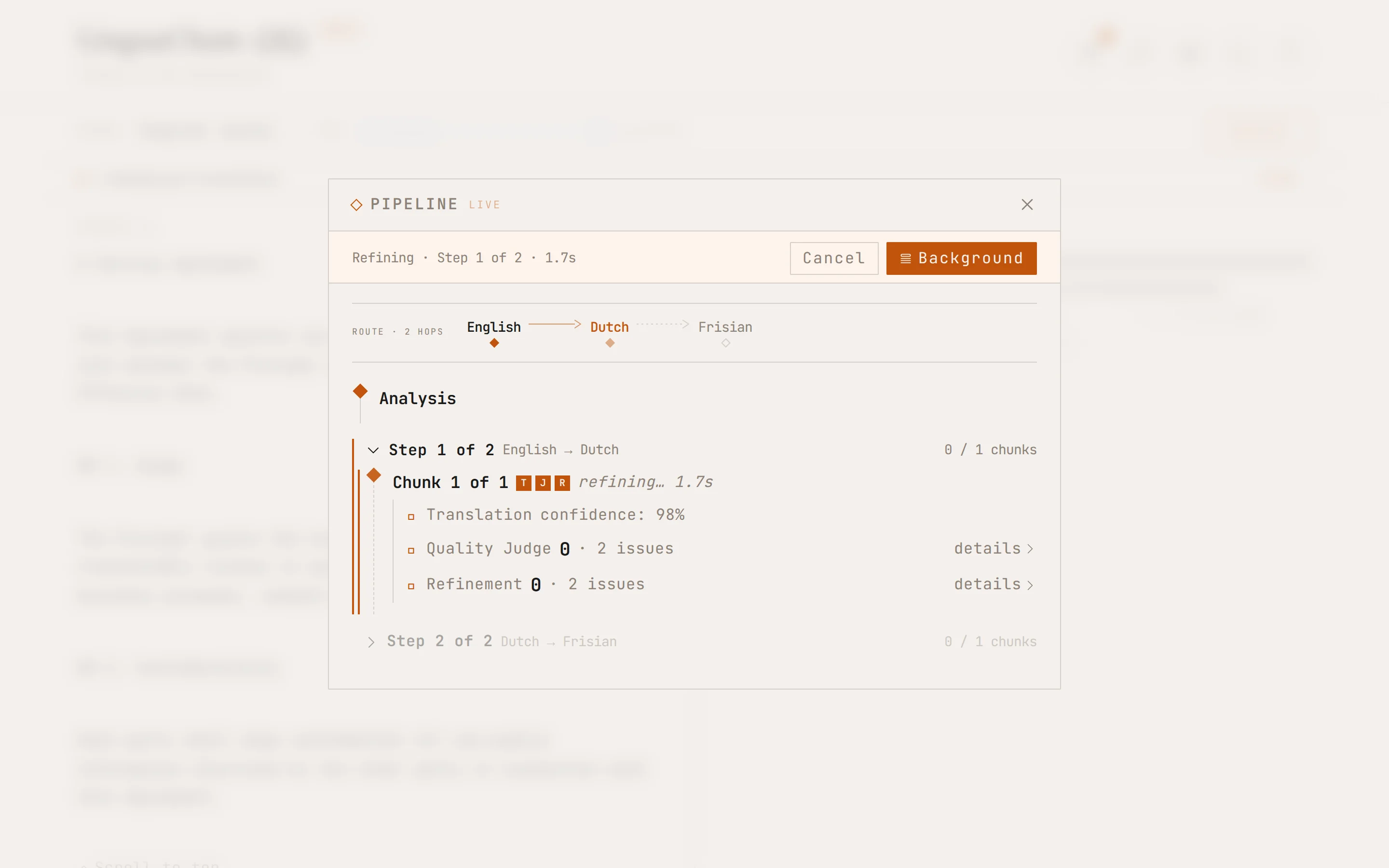 Quality graded. Refined automatically.